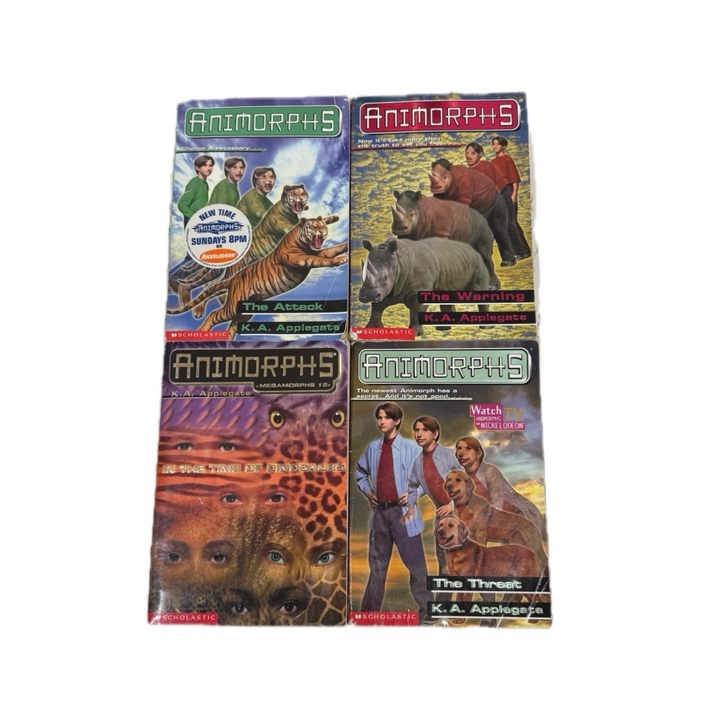 Animorphs Book Set by K.A. Applegate Set of 4
